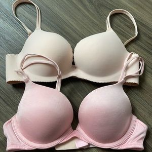 Victoria’s Secret push up Bras light pink size 34A